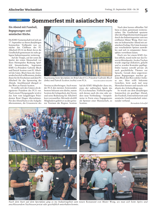 Sommerfest 2026